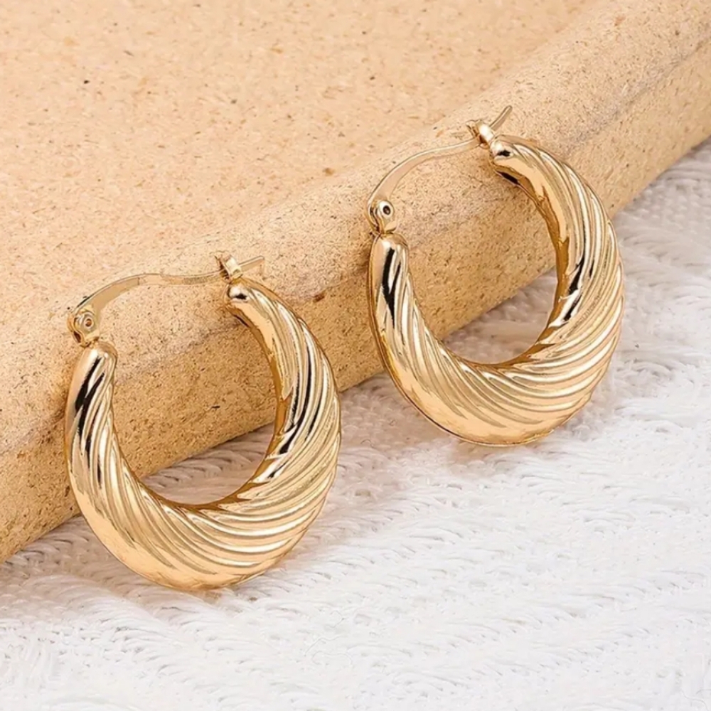 Gold Hoop Earrings